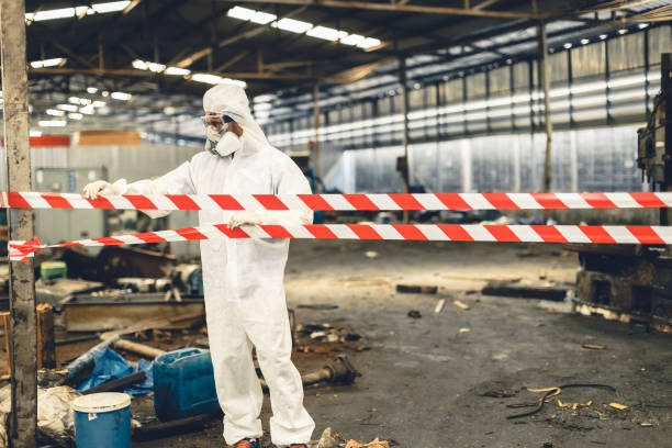Professional Odor Removal technician working in Alton, TX